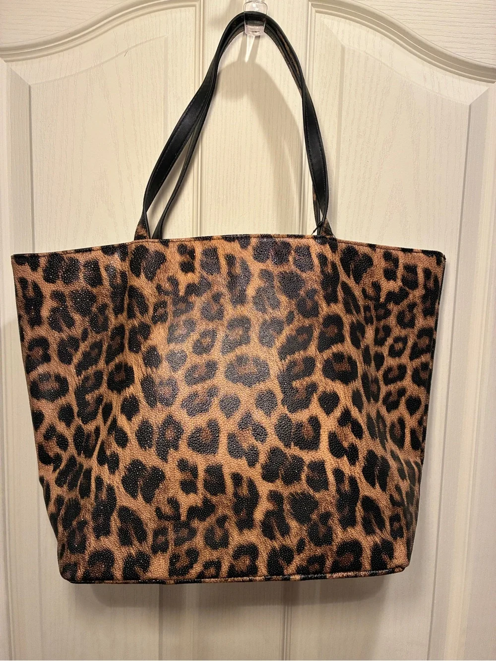 Chico’s Leopard Print Tote Bag - Brown/Black